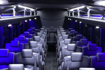 Racine Charter Bus Interior